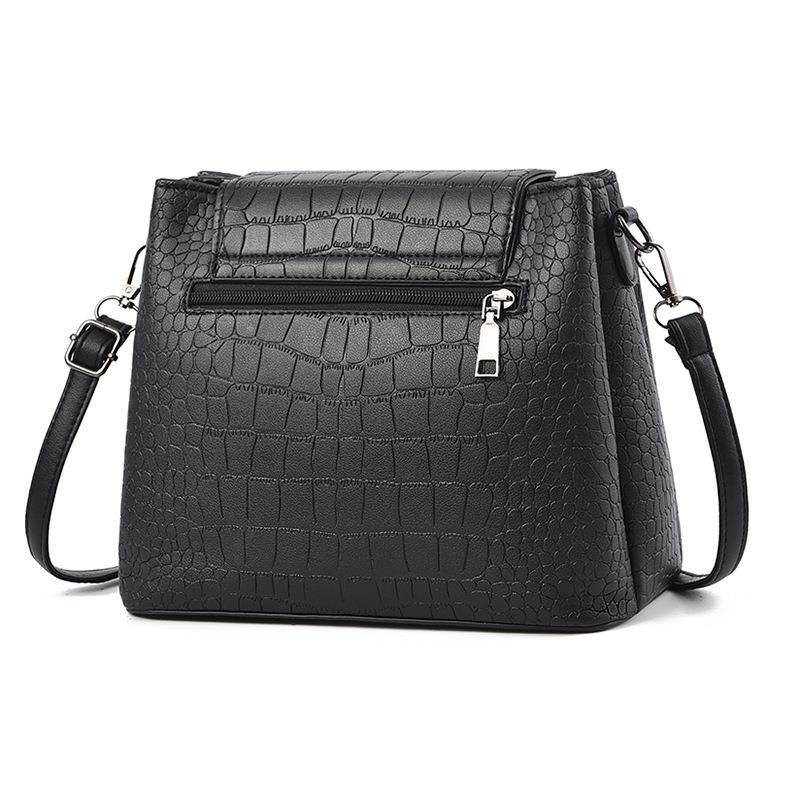 Three-port large-capacity women's bag, trendy and fashionable single-shoulder bag, 2022 new style bag, women's single-shoulder bag, elegant and simple Specification drawing