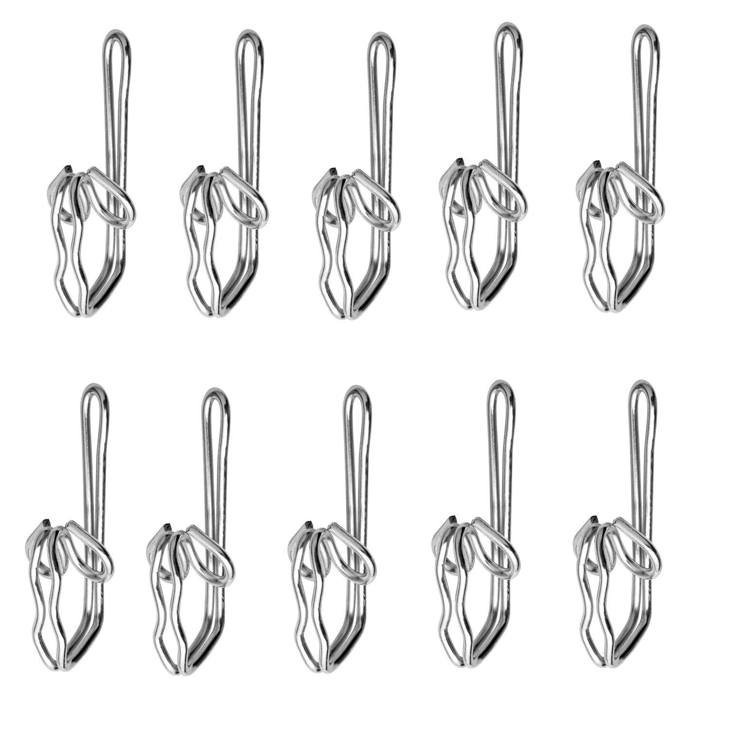 Butterfly curtain hooks, 50/100 pieces per pack, metal curtain hooks, bag hooks, and curtain accessory hooks are available in stock full figure