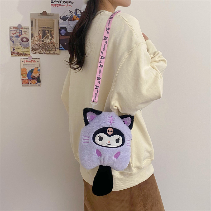 Cartoon plush bag for women 2023 New style Clownfish crossbody bag, children's claw machine, cute doll manufacturer wholesale details Picture