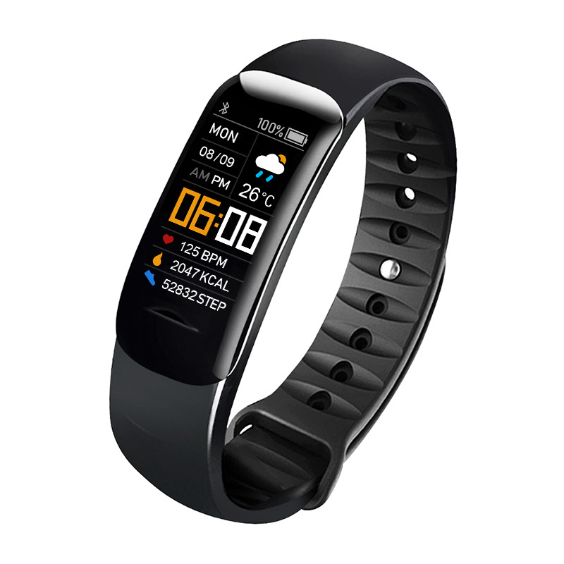 Factory C1plus fitness step-counting wristband gift TPU Bluetooth sleep monitoring information Reminder smart wristband Item Picture