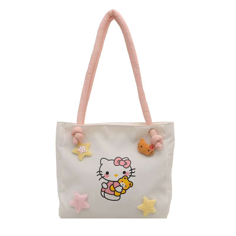 Forest-style large-capacity versatile single-shoulder bag, large-capacity crossbody bag, stylish and laid-back hand-held bag Item Picture