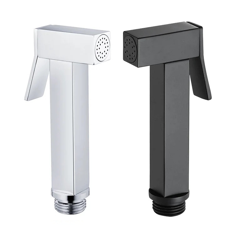 Copper core zinc alloy gun, grey pressurized shower head gun, faucet nozzle, toilet companion, high-pressure bathroom flushing Item Picture