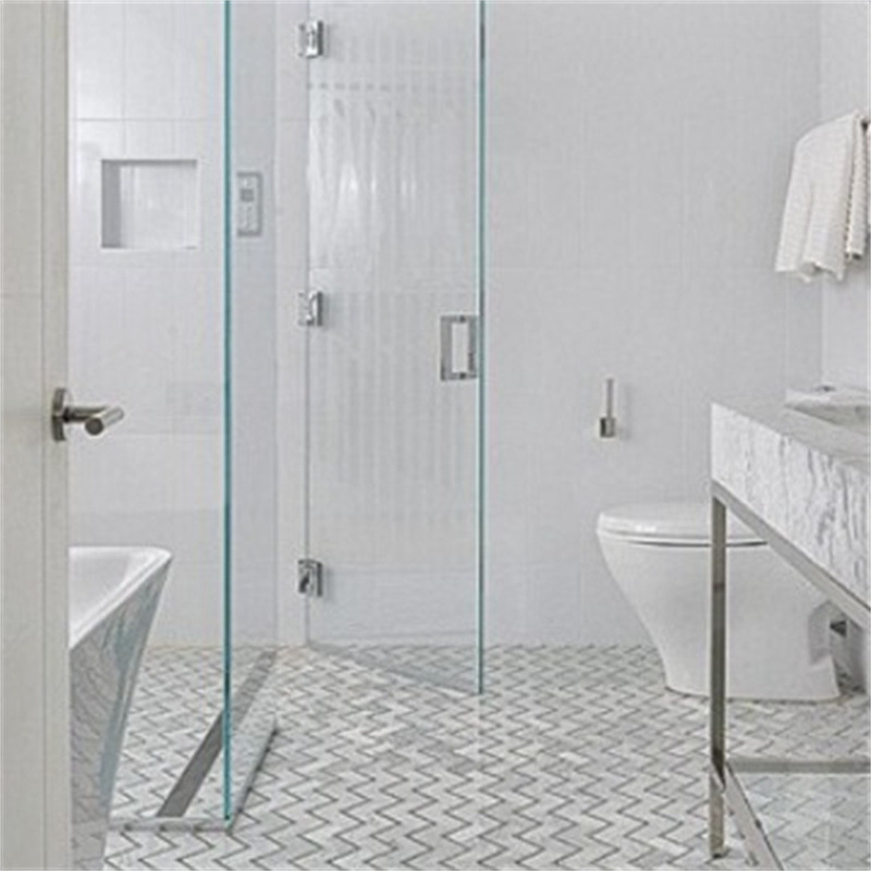 Square right-angle glass partition corner codes, stainless steel cast glass clamps, shower room hardware accessories manufacturer in stock details Picture