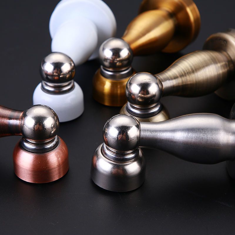 304 stainless steel floor door suction, anti-collision door stop, invisible door stop, bathroom door collision strong magnetic type door suction, wall suction details Picture