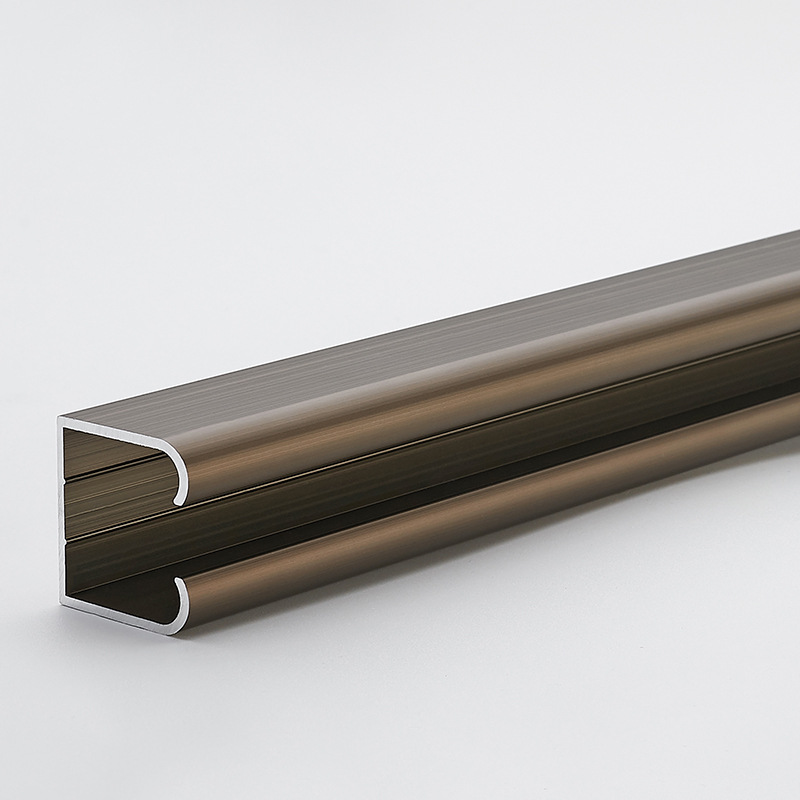 Balcony sliding door, sliding door, track, guide rail, slide, wooden door, sliding door, slide rail, pulley, folding door, hanging wheel, hanging rail Specification drawing