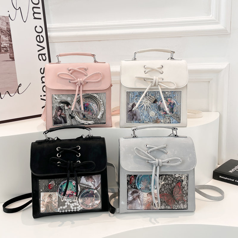 New Japanese-style cream pain bag for small appetite, cute large-capacity backpack for daily commuting, single-shoulder crossbody bag for women Application Scenario