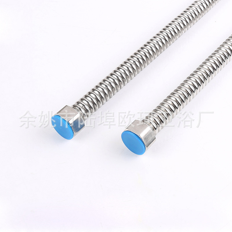 304 stainless steel corrugated pipe for bathroom water heater water inlet pipe, solar connection pipe, metal hose, 4 points Specification drawing
