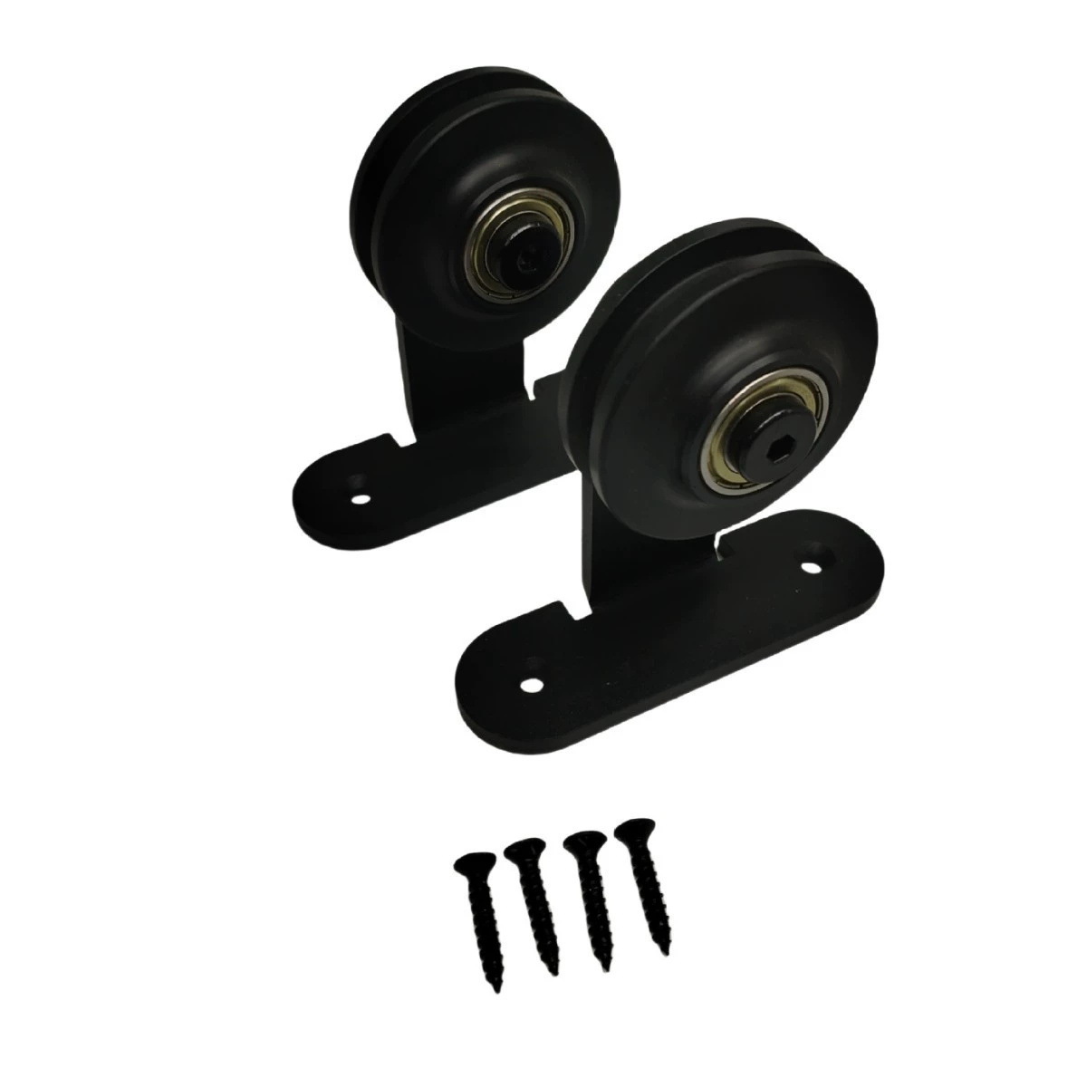Amazon T-shaped barn door complete set of American hanging rail barn door track sliding rail barn door hanging rail hardware accessories Application Scenario