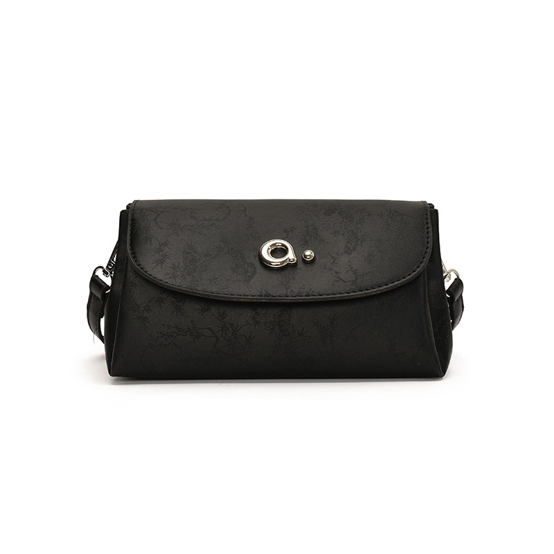 A high-end, niche, and light luxury bag for women in 2025, a versatile, fashionable, and simple single-shoulder bag with a slanted cross and a small square bag Item Picture