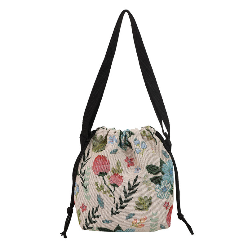 Large-capacity personalized handbag, 2025 new single-shoulder niche design, fashionable, casual and cute ins bucket bag Item Picture
