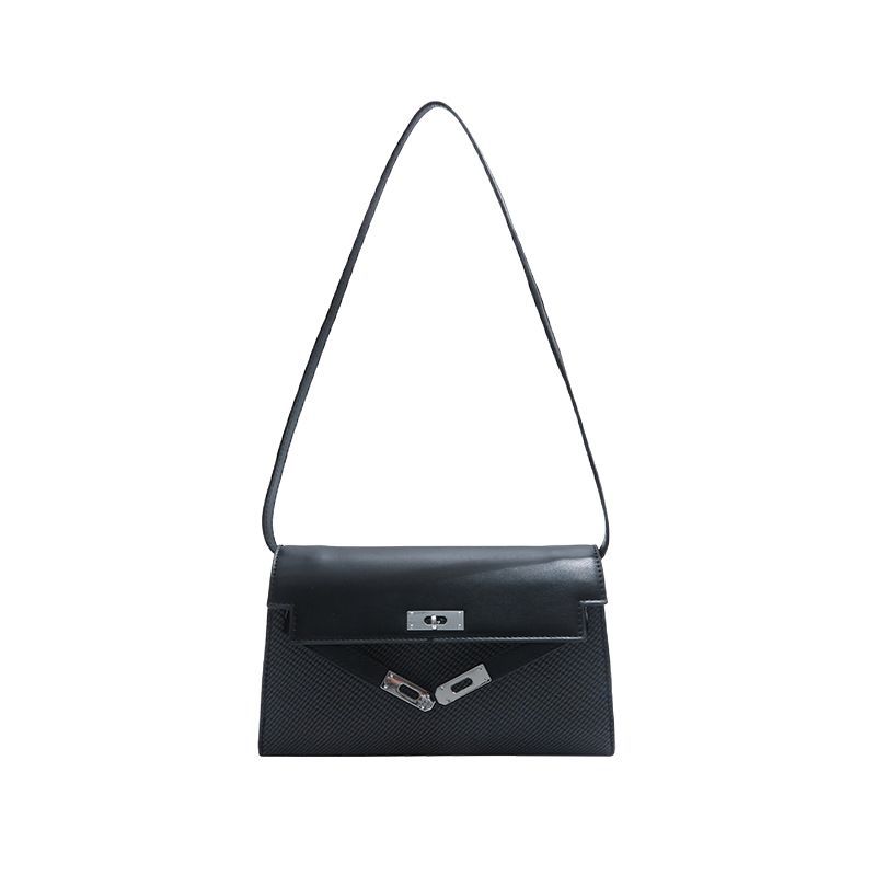 Retro, niche and unique underarm Kelly bag for women 2025 new style, fashionable, high-end texture, versatile single-shoulder crossbody bag Item Picture
