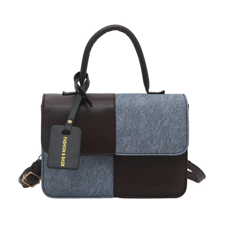 This year, color-blocking small bags are in vogue. The 2025 new summer fashion and quality crossbody bag for women is a small square handbag Item Picture