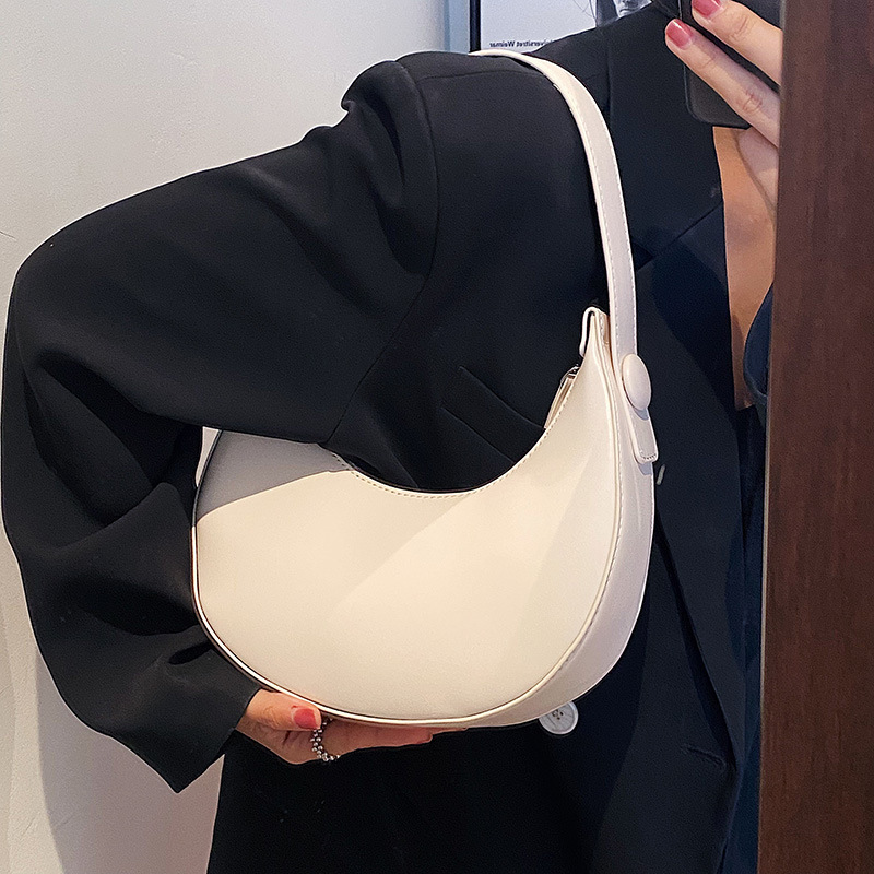 Cross-border retro small bag for women 2025 new style fashionable and casual women's bag, popular single-shoulder bag, quality and versatile underarm bag Specification drawing