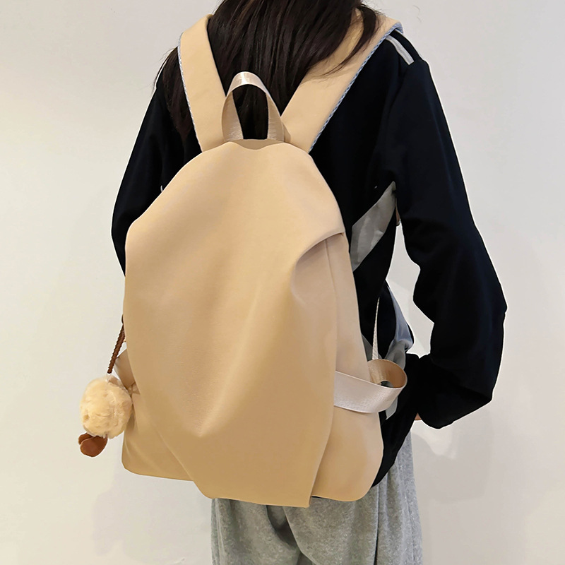 Men's large-capacity travel backpack, women's casual Japanese-style school bags for junior high school, senior high school and college students, versatile computer bags, trendy Specification drawing