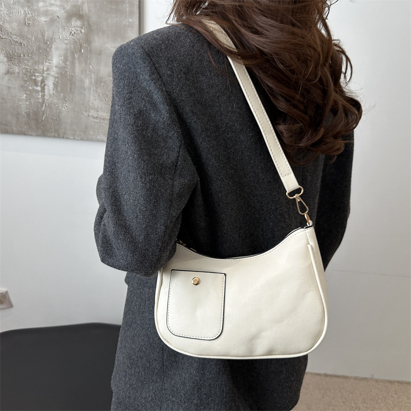 Retro niche quality underarm bag 2025 new style simple and versatile shoulder bag, stylish quality trendy crossbody bag wholesale Specification drawing