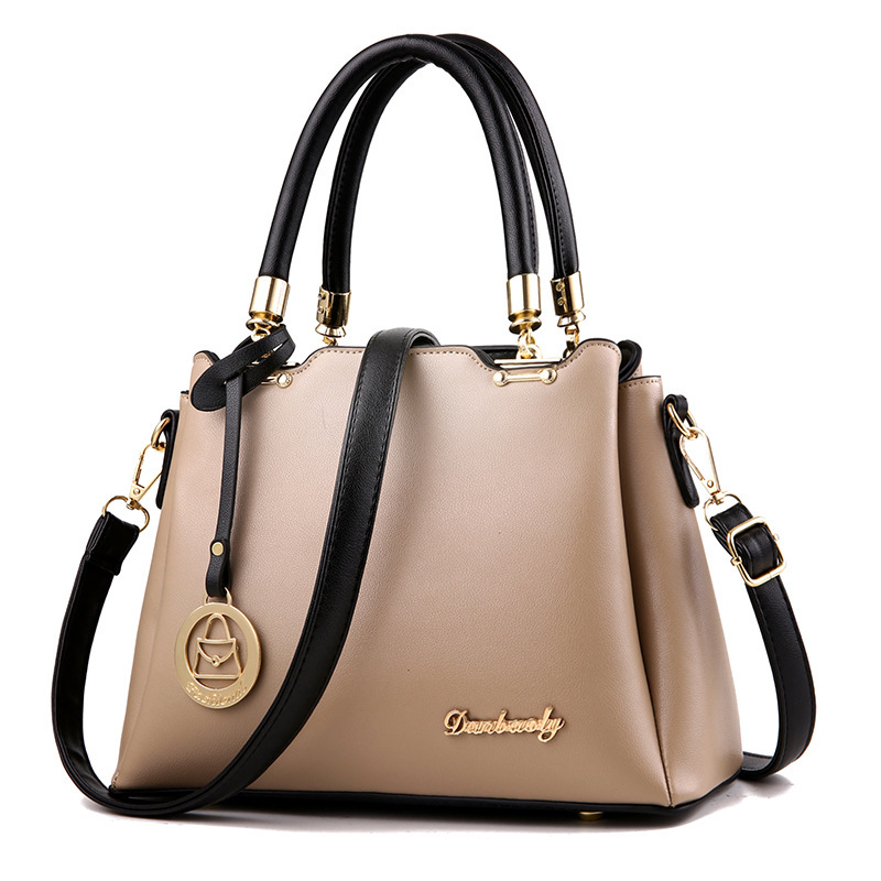 The 2022 autumn new Korean version PU women's bag, solid color killer bag, retro single-shoulder crossbody bag and handbag Specification drawing