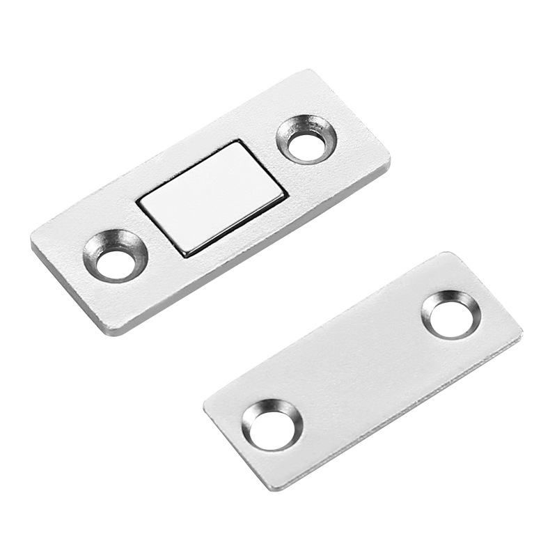 Non-perforated cabinet door, wardrobe sliding door, magnetic sliding door, door attraction, ultra-thin miniature invisible strong magnetic attraction, old-fashioned knocking beads Item Picture