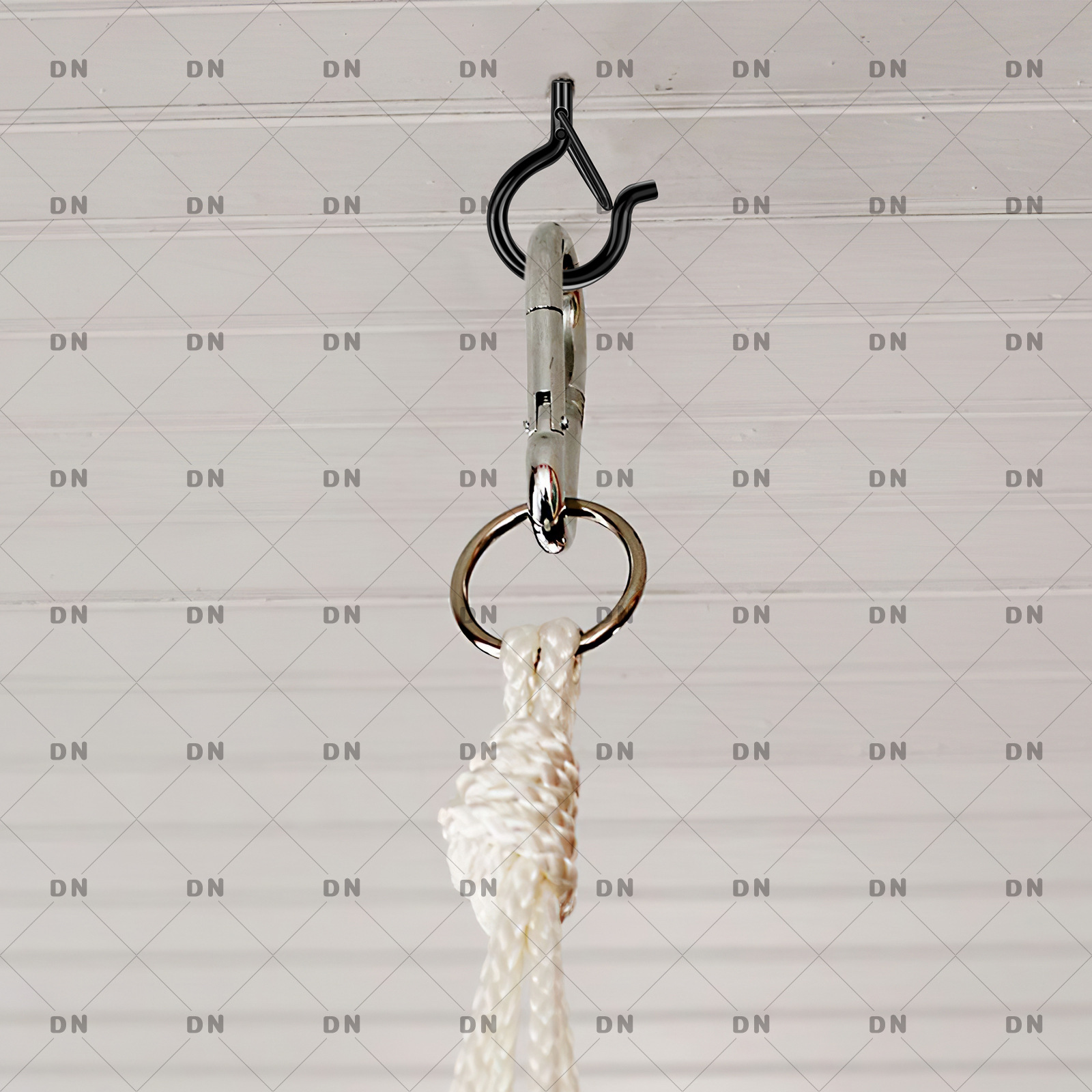 Metal sheep eye hooks, spring buckle hooks, Q-shaped spring hooks, screw hooks, lantern hooks, and hanging hooks Application Scenario