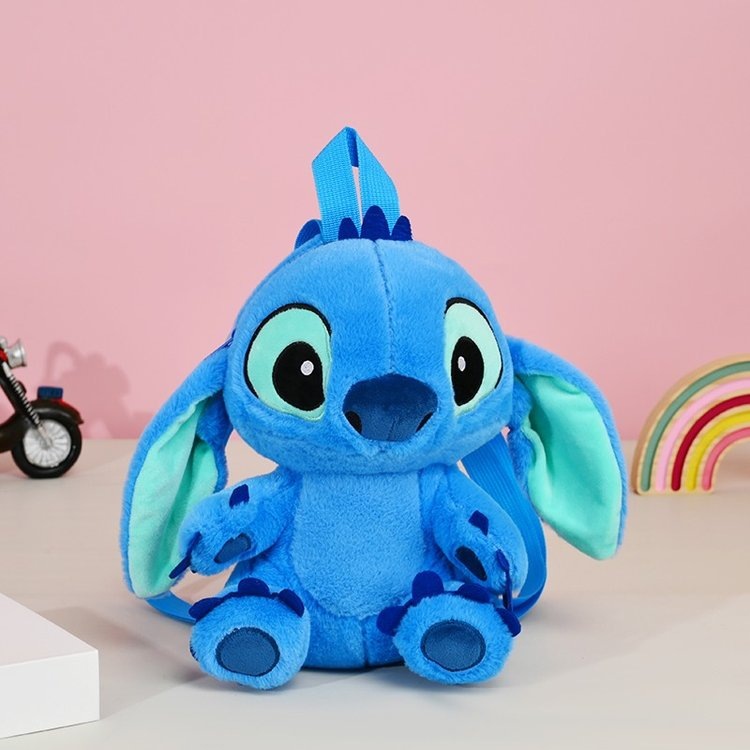Cross-border new Teddy backpack, birthday gift, plush bag, doll backpack, cartoon cute doll backpack Specification drawing
