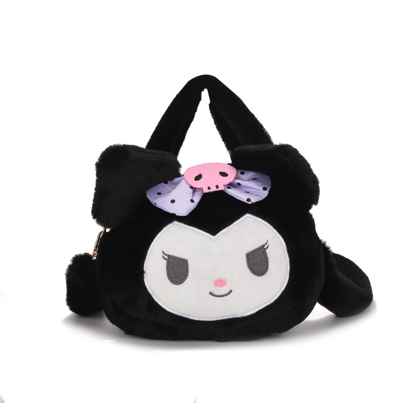 Sanrio 2023 New style cute and sweet single-shoulder crossbody bag with cartoon plush bag, claw machine doll and crossbody Item Picture