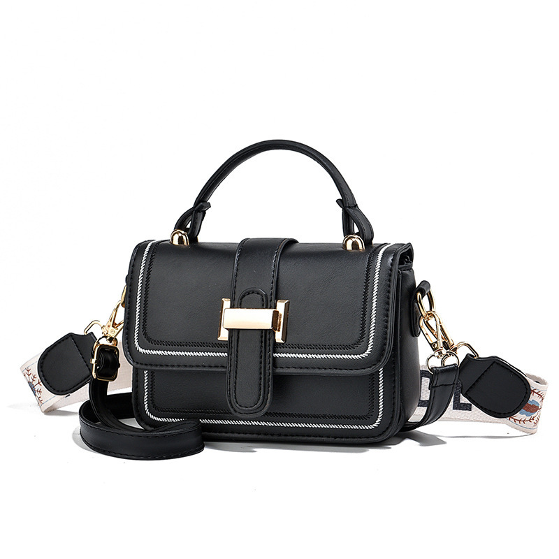Ladies' small square bag 2025 New high-end wide crossbody women's bag, large-capacity handbag, fashionable and versatile single-shoulder bag Item Picture