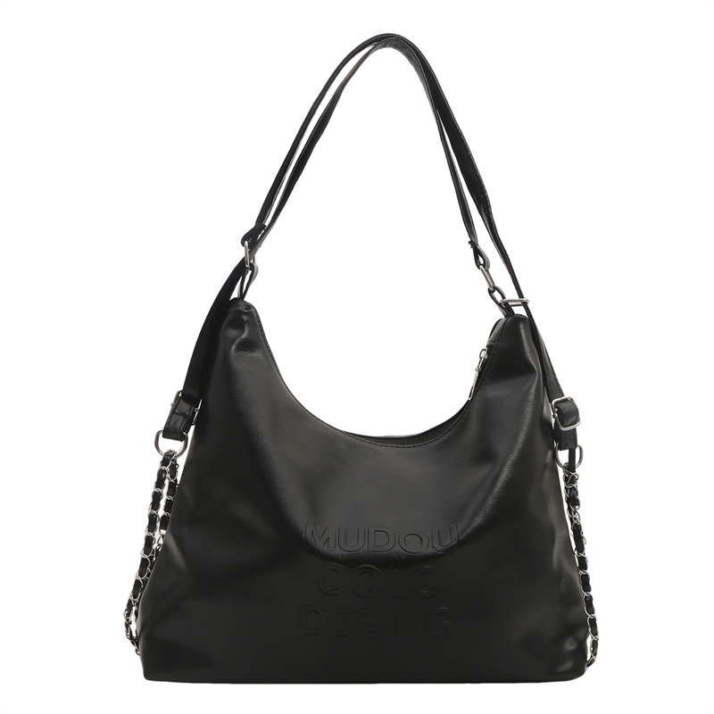 Commuter Tote backpack for women, Spring/Summer 2024, stylish chain handbag, high-quality single-shoulder underarm bag for women Item Picture
