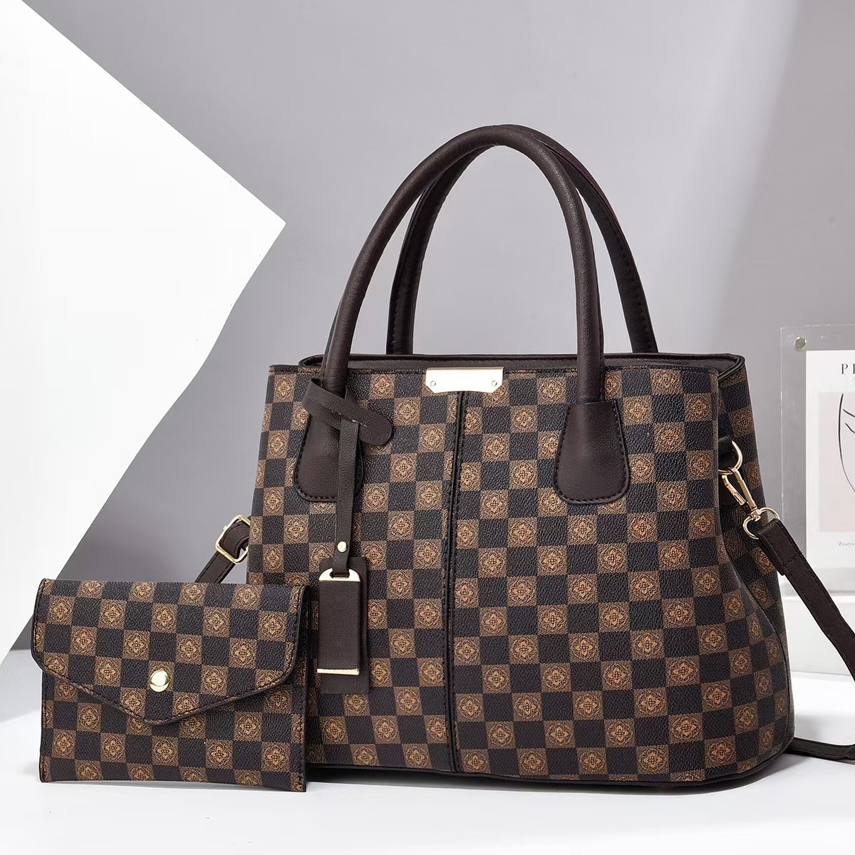 New European and American mother-and-child bag 2024 spring stock wholesale women's handbag, large-capacity multi-color single-shoulder crossbody bag details Picture