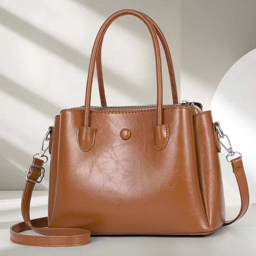 Summer fashion handbag single-shoulder manufacturer, elegant ladies' crossbody bag for 2024, new foreign trade style, versatile mom bag Specification drawing