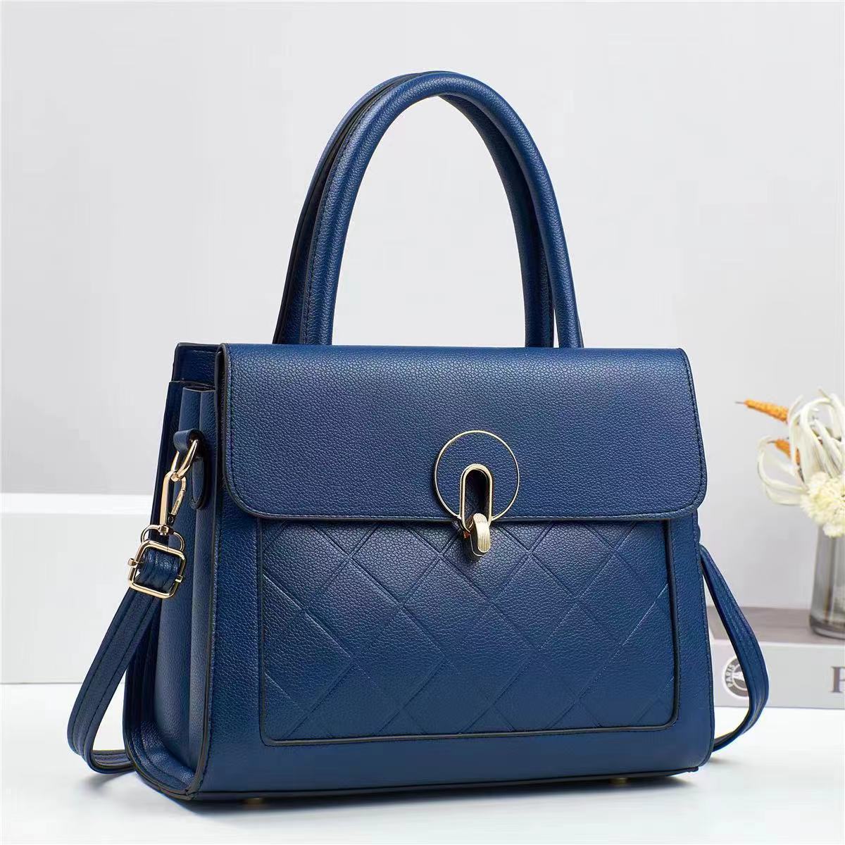 Embossed high-end handbag for women, 2024 new trendy handbag, versatile bestseller, large-capacity fashionable single-shoulder crossbody bag Specification drawing