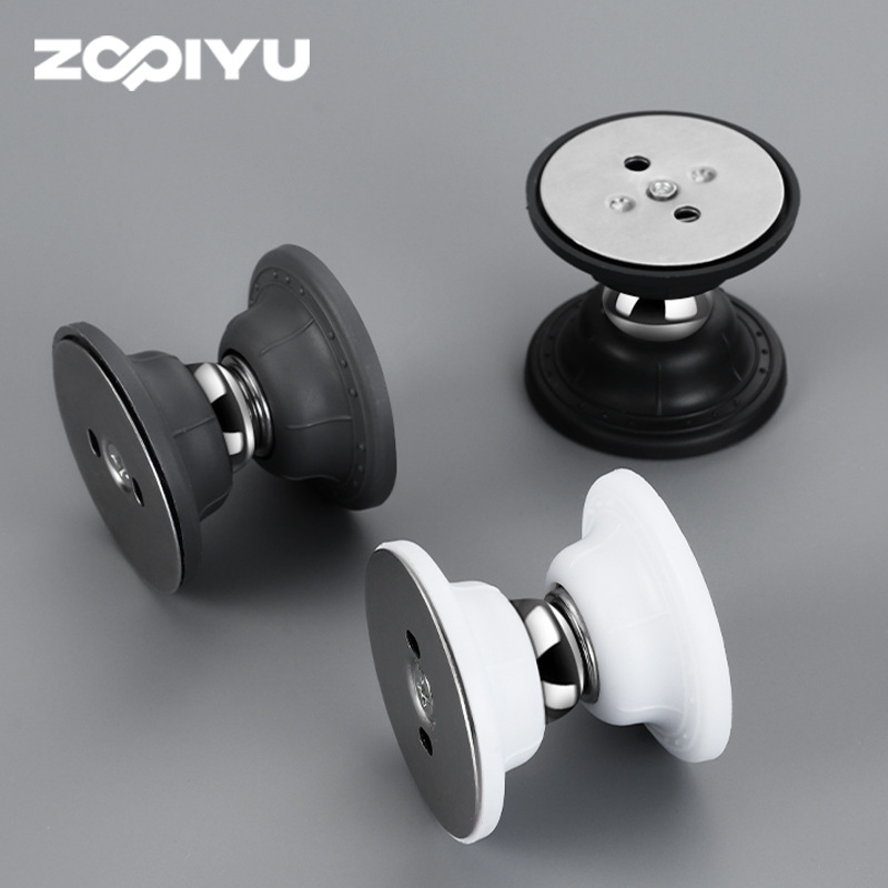 Rv non-perforating silicone door suction, PVC anti-collision strong magnetic short silent door, toilet door floor suction, door stop ball Application Scenario