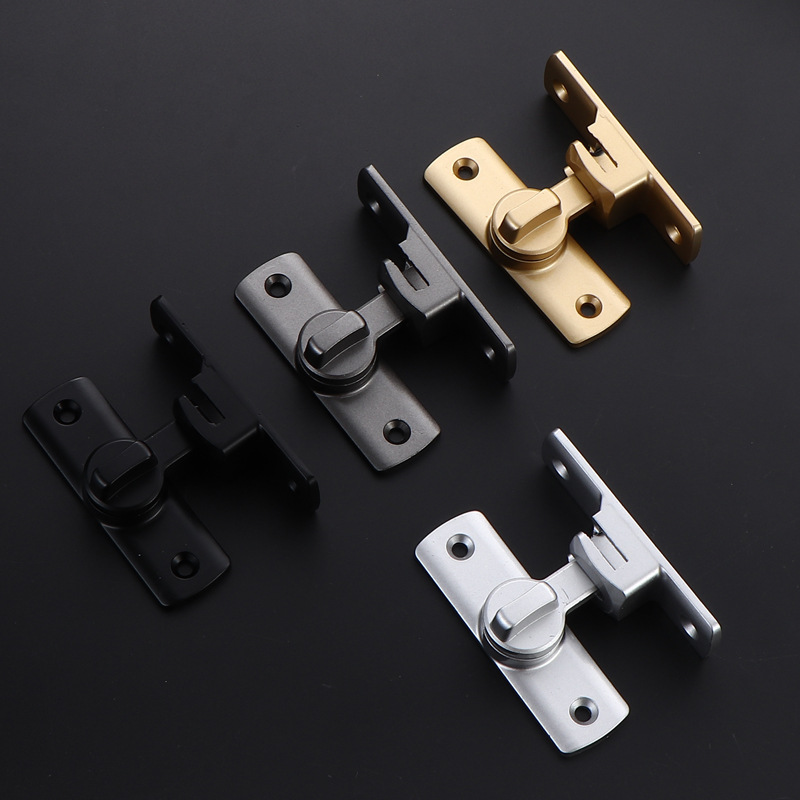 The hotel bathroom doors and Windows are thickened with lock buckles, and the aluminum alloy doors are solid and can be easily closed with anti-theft lock buckles Application Scenario