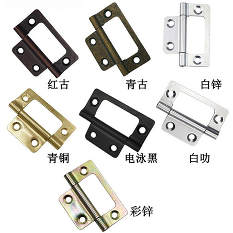 Wholesale of furniture hardware for mother and child hinges, 2-inch small hinges, iron photo frame connection parts, hardware accessories, cabinet door hinges Item Picture