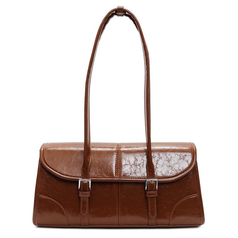 French high-end retro underarm bag for women 2025 new style, versatile and elegant single-shoulder bag, fashionable and light luxury baguette bag Item Picture