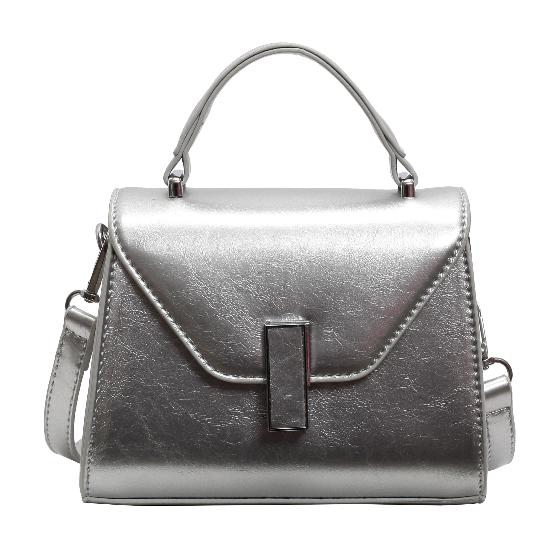 Korean-style fashionable small handbag for women 2025 Spring/Summer new simple crossbody underarm bag for work and commuting small square bag Item Picture