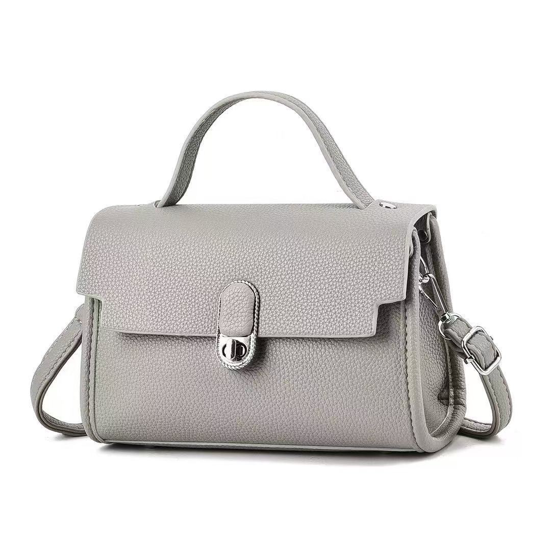The new handbag for foreign trade is casual and versatile, with a high-quality single-shoulder bag. It features a niche design, a French hand-held women's bag, and a Korean style trend full figure