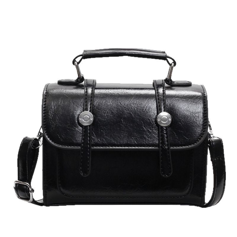 The 2025 new retro niche commuter handbag is a versatile and fashionable single-shoulder bag for women. It is in a solid color and simple yet trendy crossbody bag Item Picture