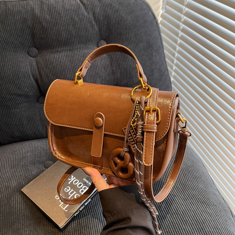 A simple and stylish handbag for women, a new 2025 casual and versatile crossbody bag, a fashionable and high-quality commuting small suitcase details Picture