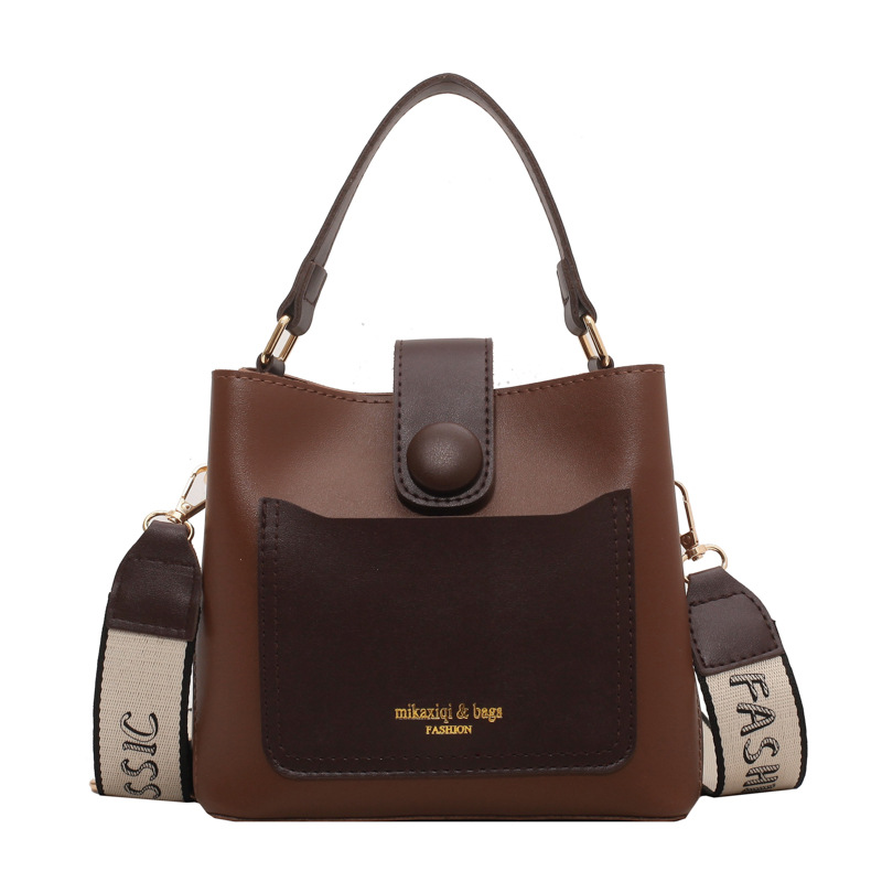 This year's popular bags: 2025 new spring fashion hand-held shoulder bag for women, crossbody versatile retro bucket bag Item Picture