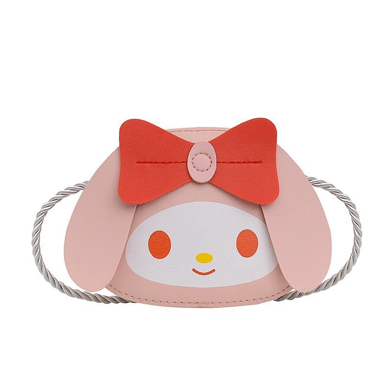 2021 New Korean-style children's bag, cute girl crossbody bag, cartoon Melody fashionable little girl loose change bag Item Picture