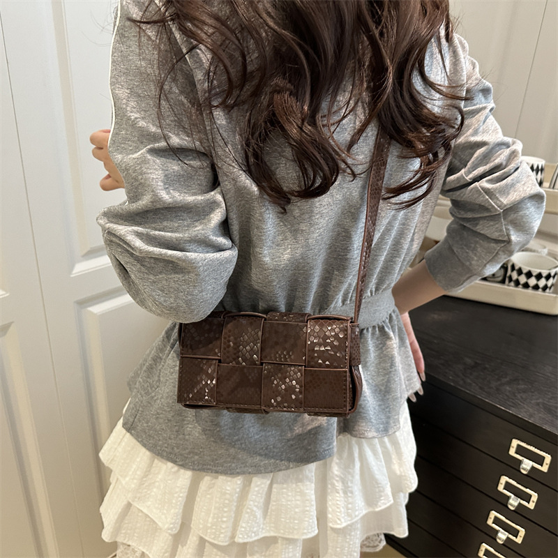 A unique spring, stylish, casual and niche design small square bag 2025 new trendy, simple crossbody bag and single-shoulder bag details Picture
