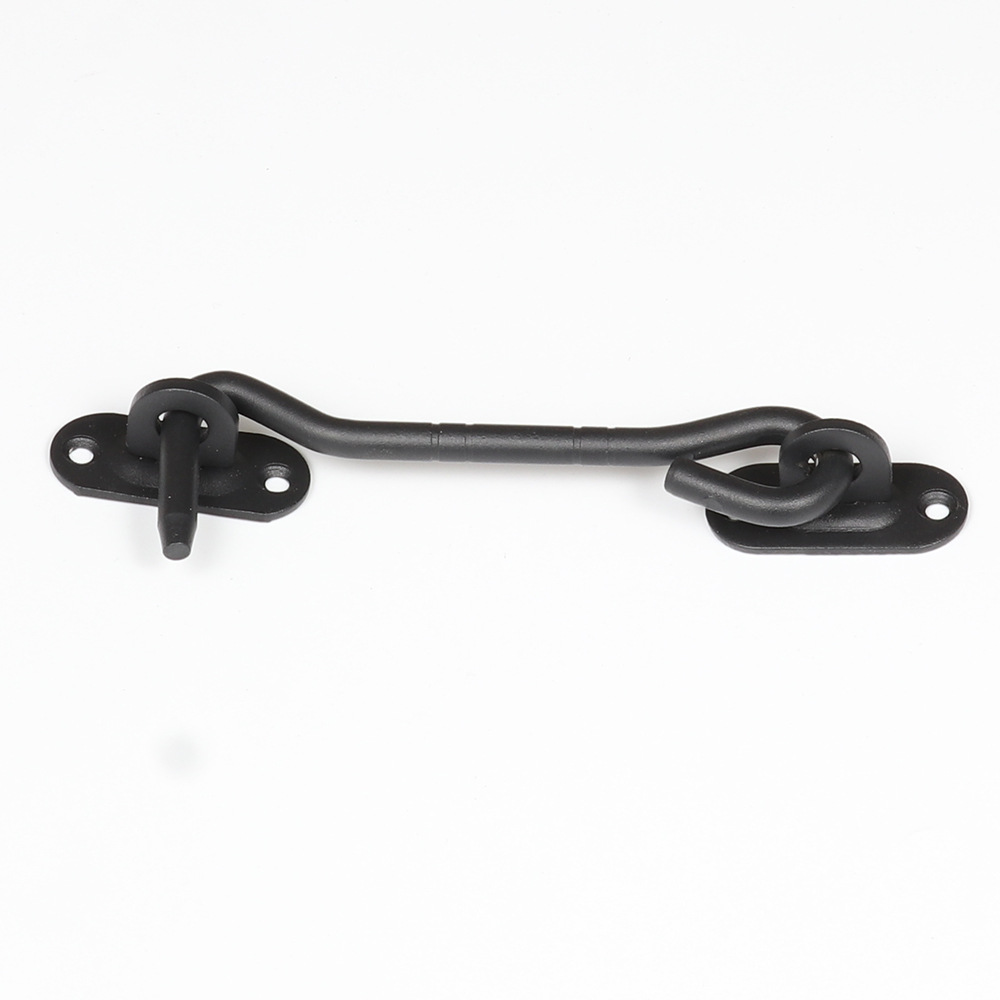 Factory direct supply of stainless steel matte black wind hooks, window wind hooks, lock hooks, barn door locks, and stainless steel window hooks Application Scenario