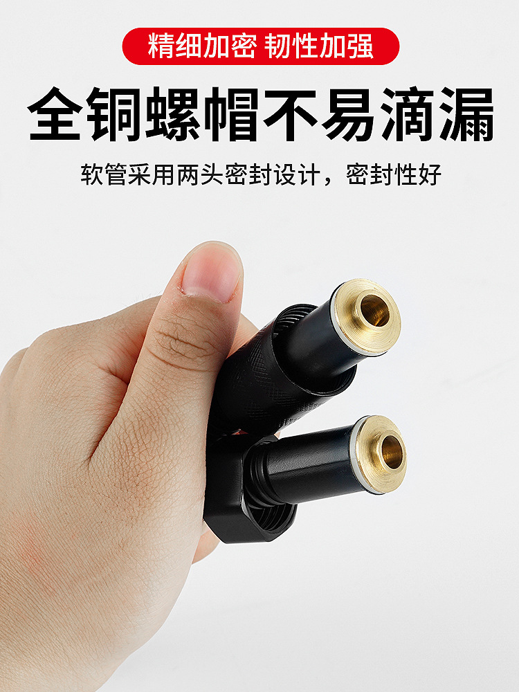 Shower hose, water heater, shower set accessories, stainless steel pressurized explosion-proof pipe, nozzle connection pipe, bathroom accessories details Picture