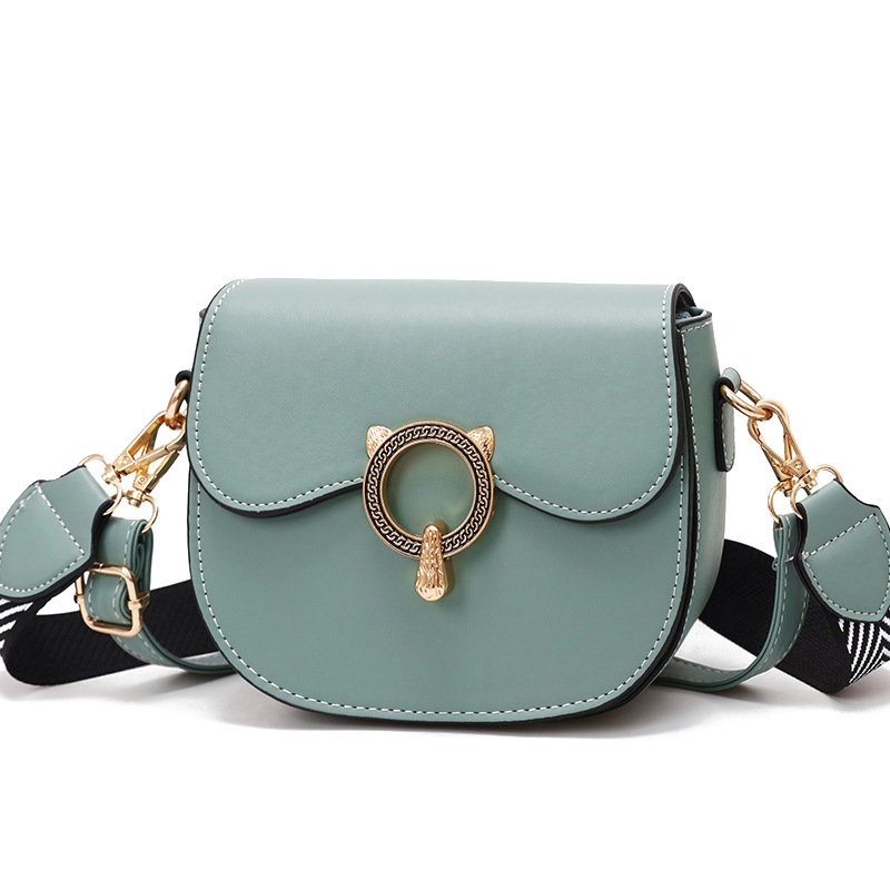 "2024 New trendy women's mini bag, wide-band single-shoulder bag, women's crossbody saddle bag for delivery. Item Picture