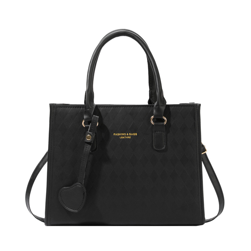 Large-capacity bridesmaid bag, 2023 new autumn wedding bag, crossbody bag, textured hand-held tote bag for school commuting Item Picture
