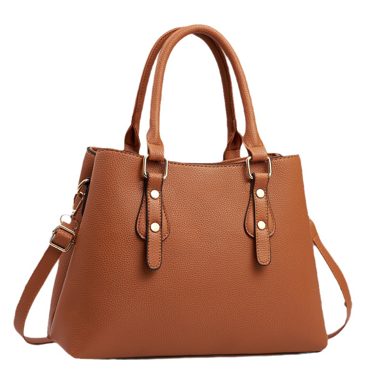 The new macaron multi-layer handbag is simple and fashionable. It is a cross-border single-shoulder bag with a high appearance level and a large capacity. It is a trendy crossbody bag Item Picture