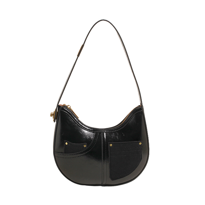 High-end underarm bag for women, 2024 new style, trendy, niche, retro and versatile single-shoulder bag, commuter crossbody bag Item Picture