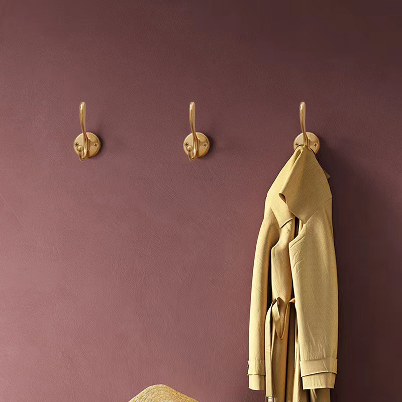 Wholesale of single and double hooks for aluminum alloy clothes, hats, doors, wardrobes, walls, foyers, kitchens, Windows, bathrooms and storage Application Scenario