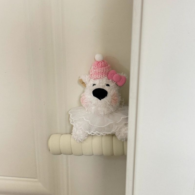 West Highland Wedding Dress Series ~ins Style anti-static Collision Cute Children's Room Anti-collision Door handle Decorative Protective cover Specification drawing