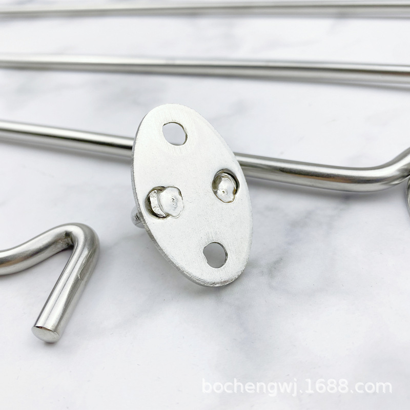 Thickened stainless steel wind hooks, furniture accessories, door and window hooks, hooks, tie hooks, tie hooks, wind hooks, door hooks, manufacturer wholesale Specification drawing