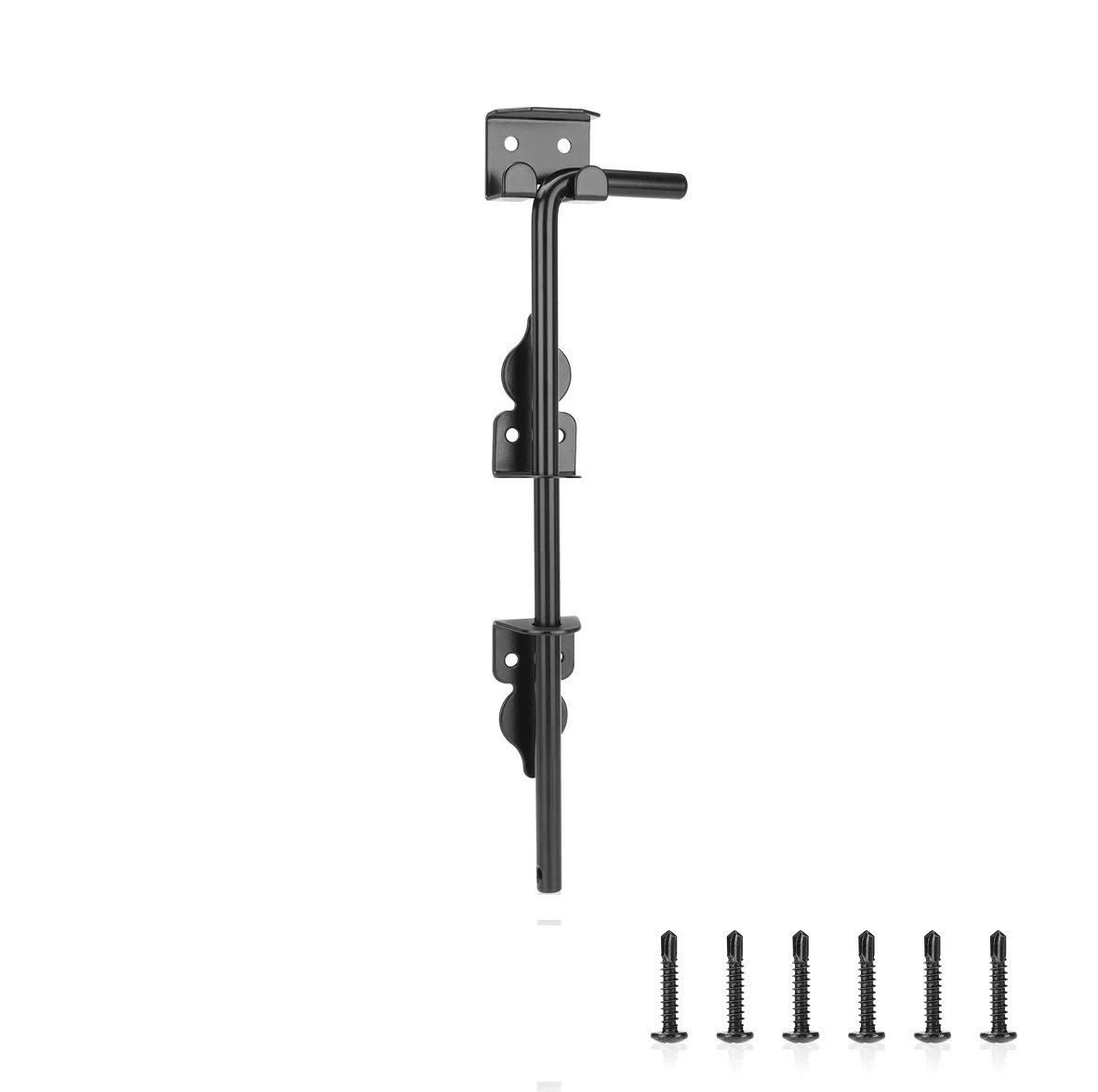 18-inch floor-mounted thickened door bolt with black plastic coating Application Scenario